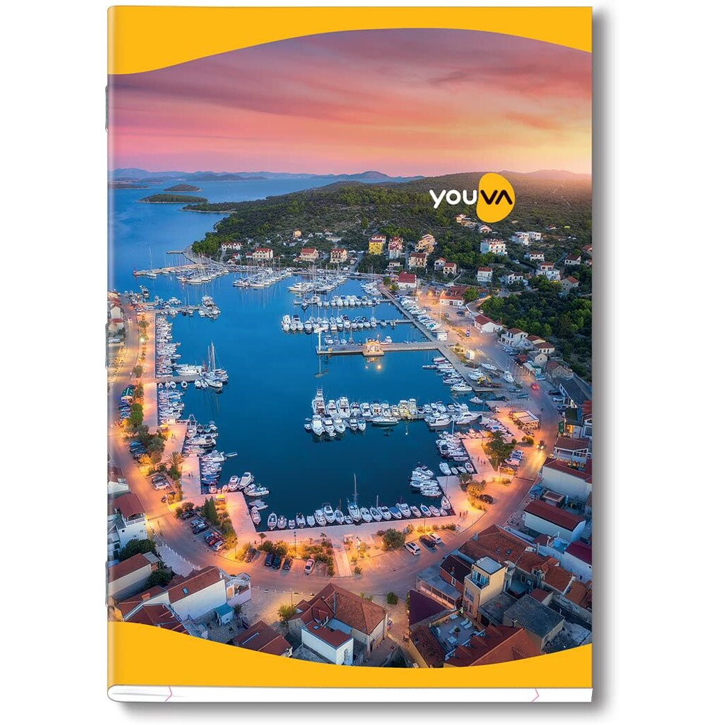YOUVA Navneet|Long Book|Soft Bound/Soft Cover Notebook For Students|A4 Size-21 Cm X 29.7 Cm|Single Line|140 Pages|Pack Of 12