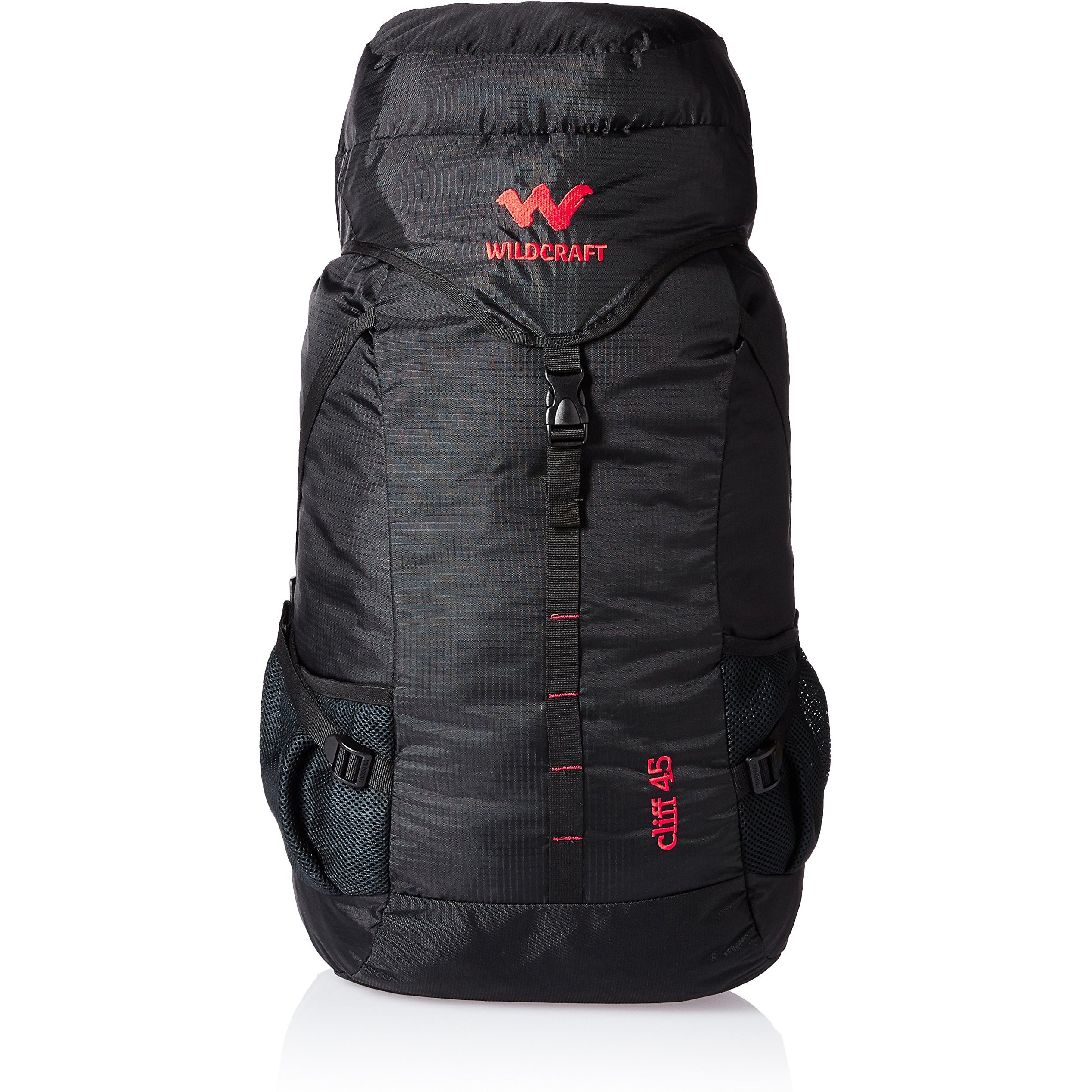 Wildcraft 45 Ltrs Black Rucksack (8903338073840) (Extra Large Size)