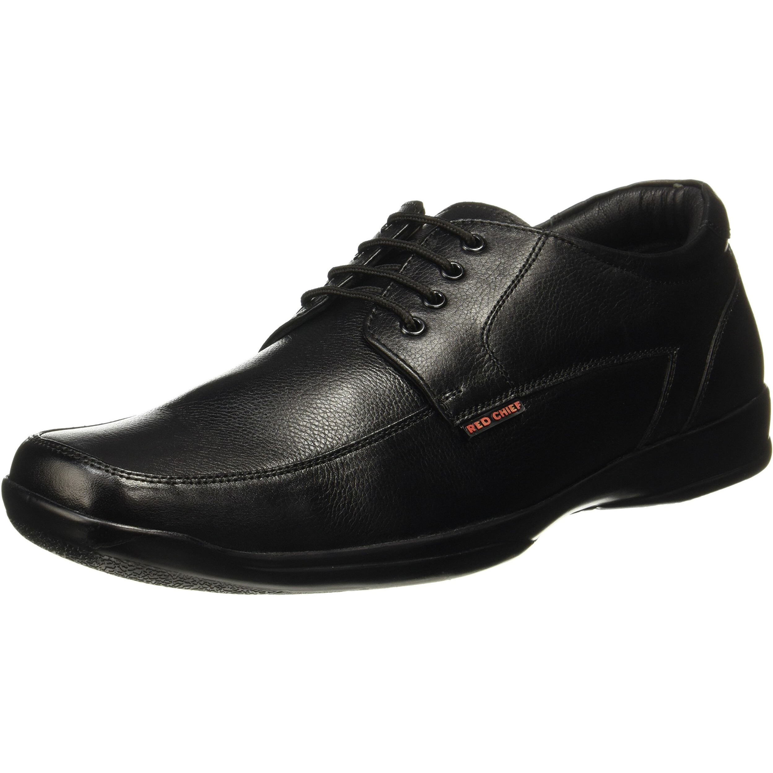 Red Chief Derby Lace Up | Men s Formal Shoes for Office | Black | PU Sole