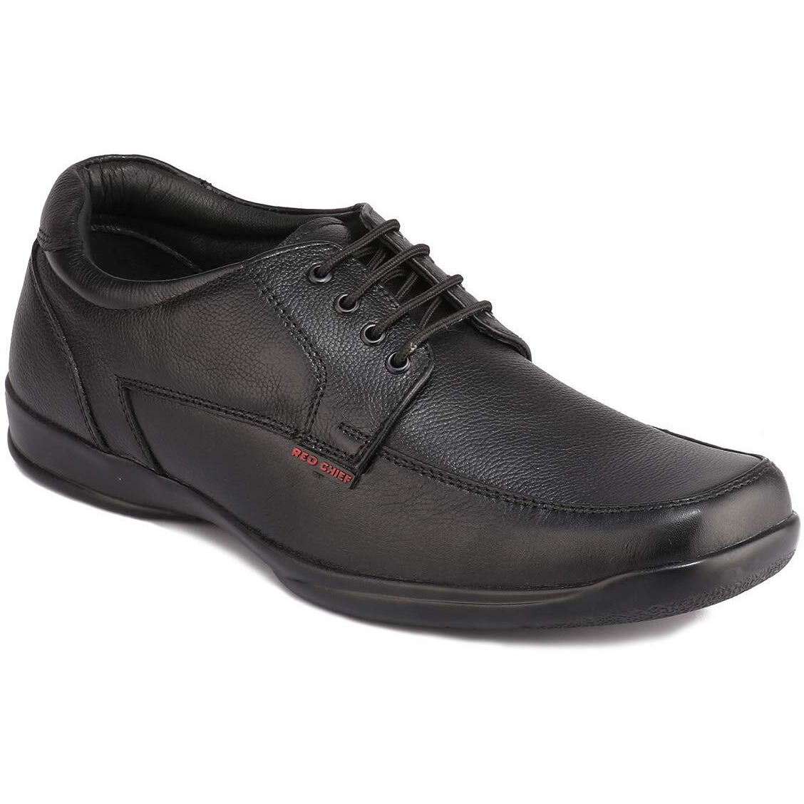 Red Chief Derby Lace Up | Men s Formal Shoes for Office | Black | PU Sole