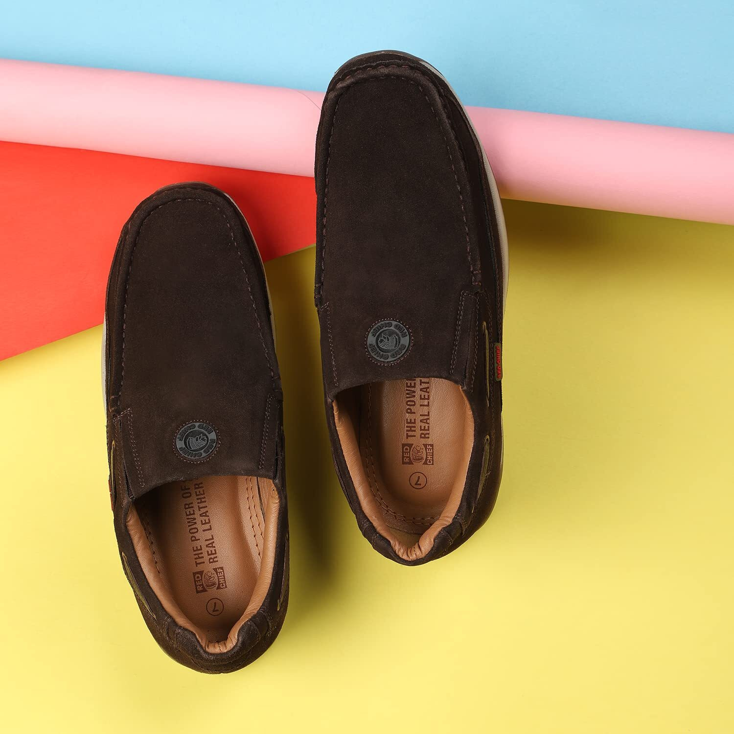 Red Chief Classic Slip On | Casual Shoes for Men | Coffee | TPR Sole