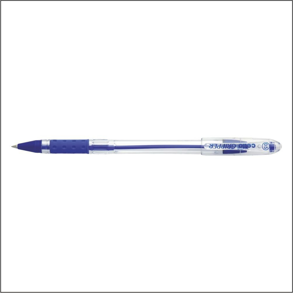 Cello Gripper Ballpen - Pack of 250 (Blue - Pouch Packing)