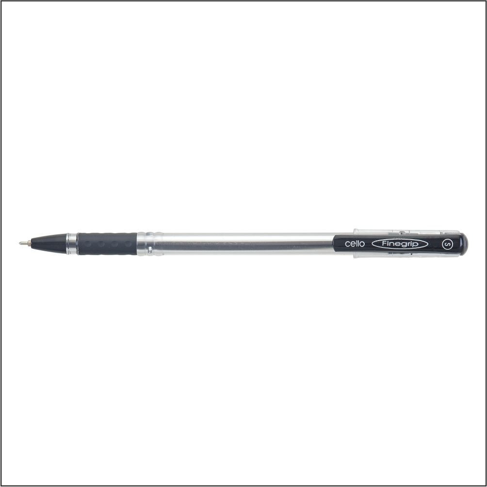 Cello Finegrip Ballpen - Pack of 250 (Black - Pouch Packing)