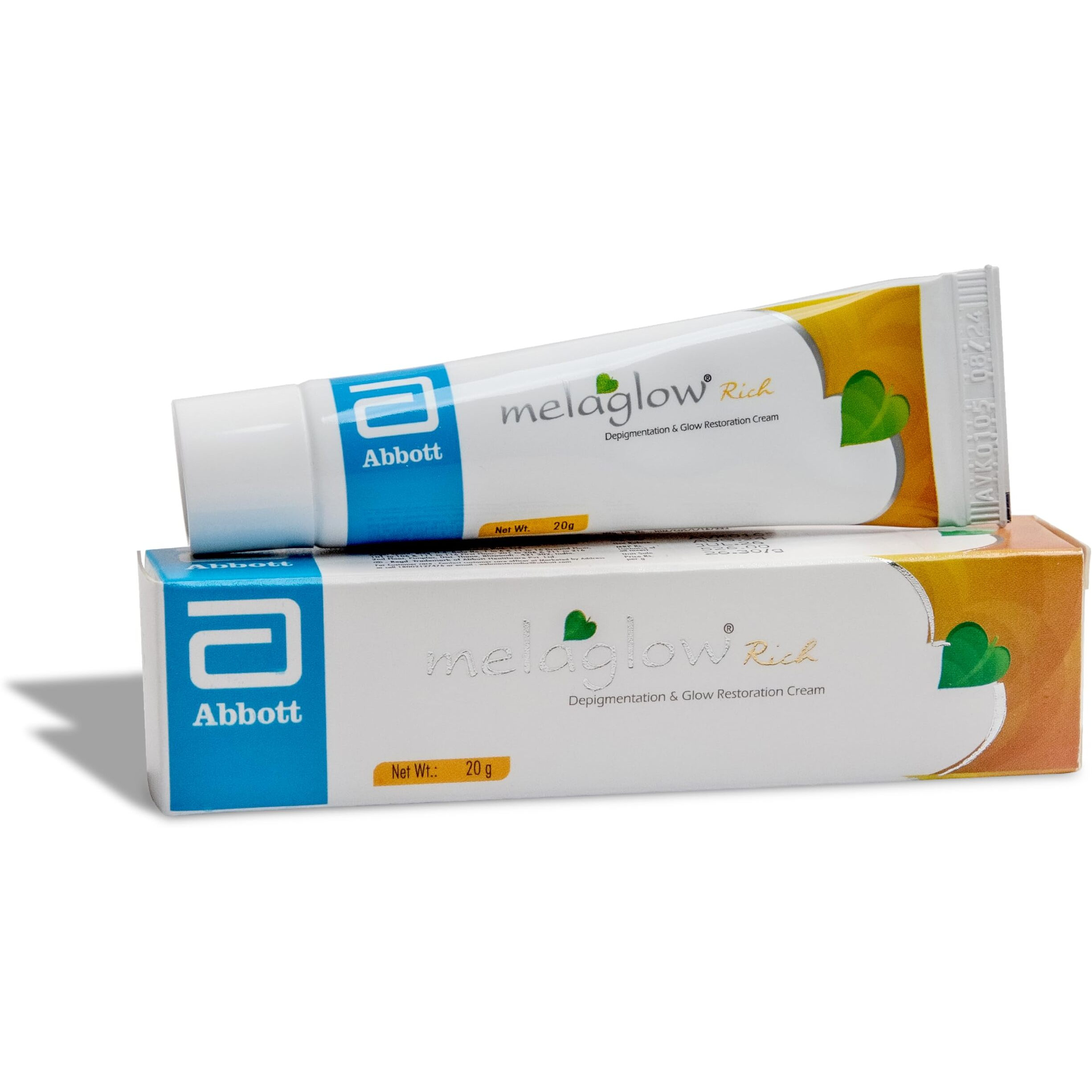 MELAGLOW Rich Depigmentation and Glow Restoration, Skin Brightening and Lightening Cream 20Gm, (Pack of1)
