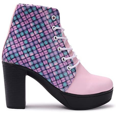 FASHIMO Stylish Casual Boots for Women s and Girls PN25-Pinkk-37