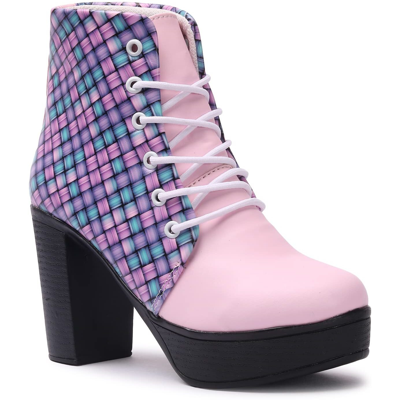 FASHIMO Stylish Casual Boots for Women s and Girls PN25-Pinkk-41
