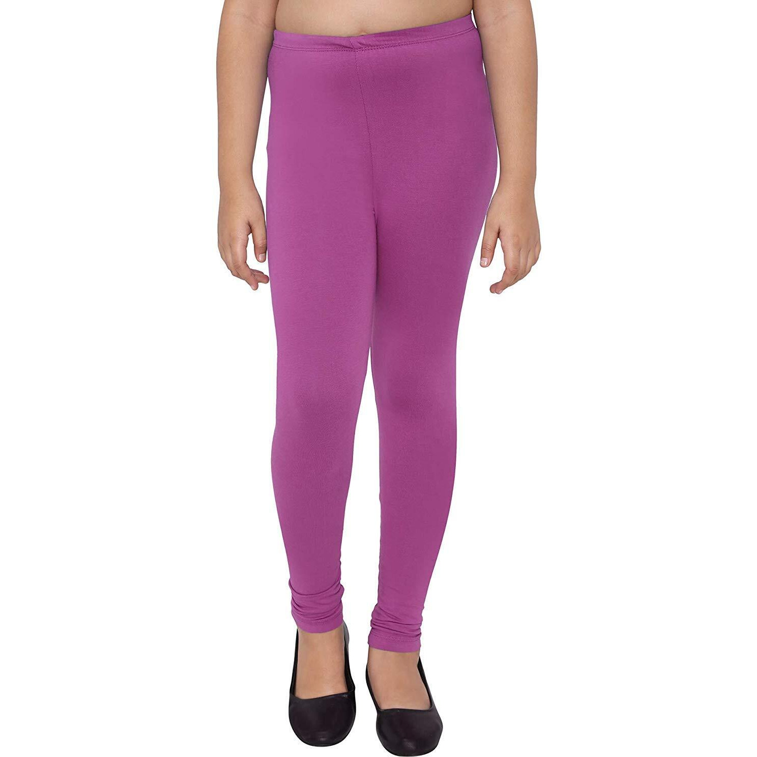 Robinbosky Premium Girls Purple Leggings(15-16 Years(40), Orchid)