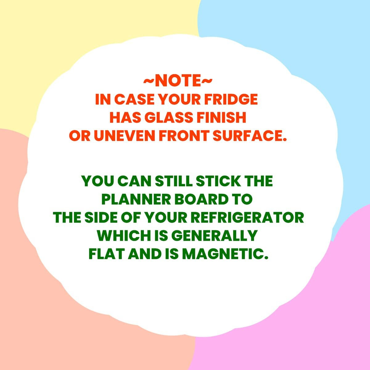 mfm toys fridge magnet write-erase a4 size notepads planners (boss lady planner)- Multi color