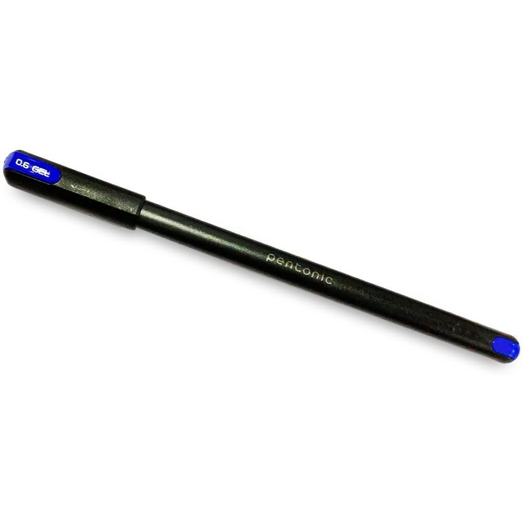 Pentonic 0.6 mm Gel Pen Blister Pack | Blue Ink | Set of 10 x 2 Packs