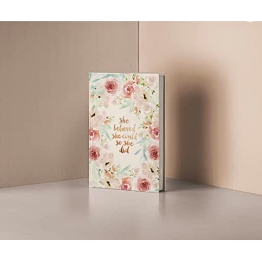 LAURET BLANC 120 GSM Unruled Notebook Diary Journal- A5 Size, 150 Plain Pages, Hardbound (Style 1)