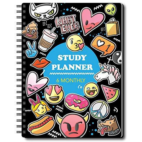 Nourish A5 Study Planner for 6 Months Undated Hardcover, A Must Have for All Students