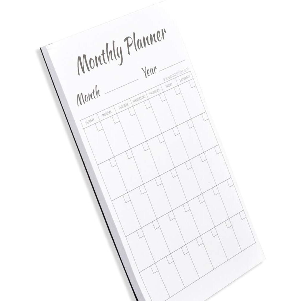 COI Monthly Planning Pads Easy Tear Off 50 Sheets PER PAD Set of 2 Writing Pads