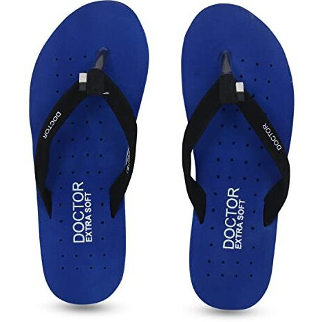 DOCTOR EXTRA SOFT Women s Royal Blue Soft Doctor Slippers -8