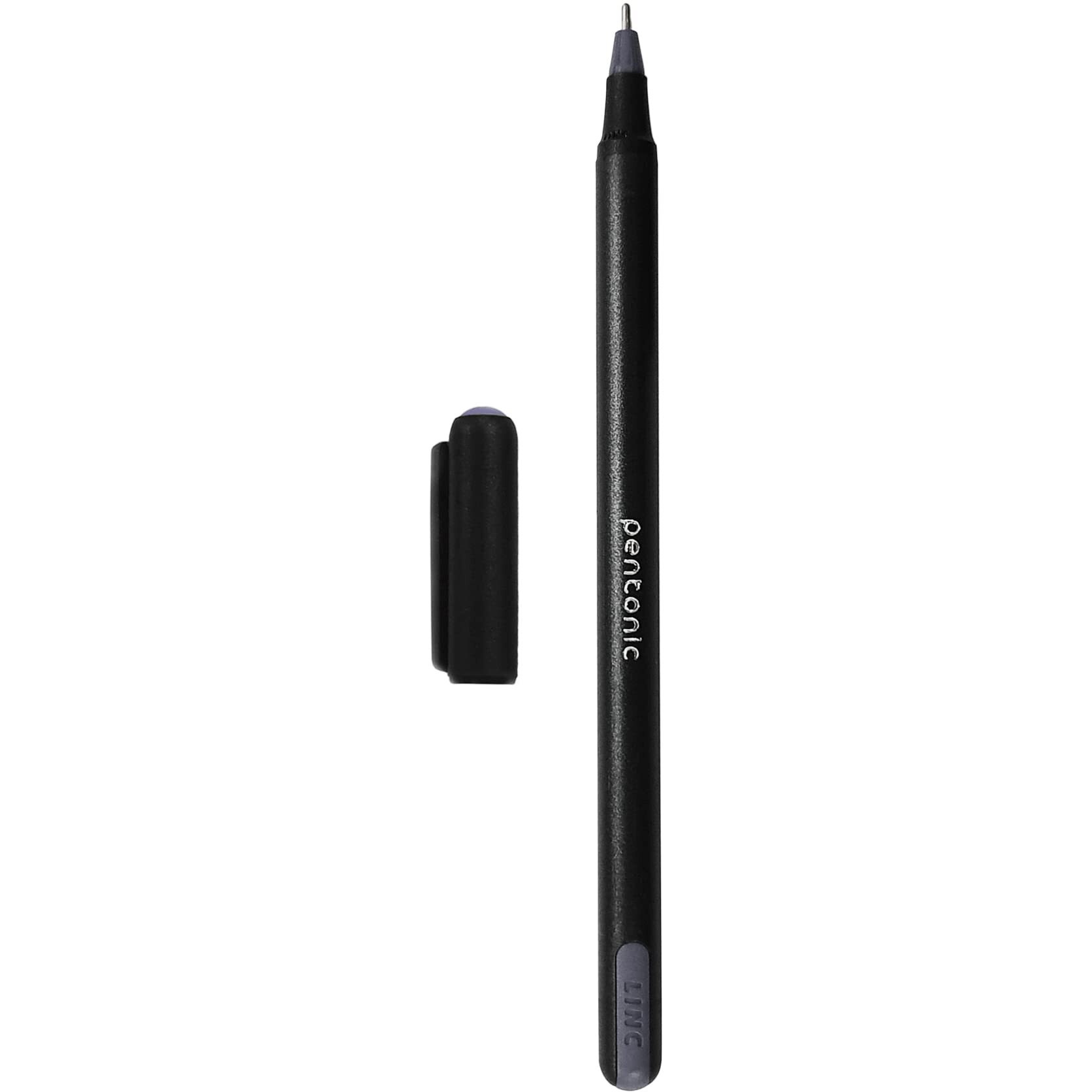 Pentonic 0.7mm Ball Point Pen Blister Pack | Black Body | Black Ink | Set of 10 Pens