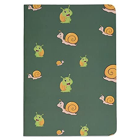 Papboo A5 Handy, Easy to Carry Unruled, Plain, Cute Creatures notebooks for Everyone Set of 4 for doodling, Writing, Notes, Notebooks - Matte Finished - Journal Diary Gift.(60 * 4240 80 GSM Pages)