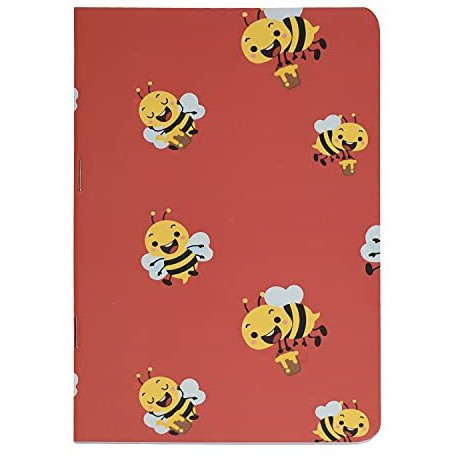 Papboo A5 Handy, Easy to Carry Unruled, Plain, Cute Creatures notebooks for Everyone Set of 4 for doodling, Writing, Notes, Notebooks - Matte Finished - Journal Diary Gift.(60 * 4240 80 GSM Pages)