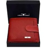 URBAN FOREST Oswald Red Leather Wallet for Men