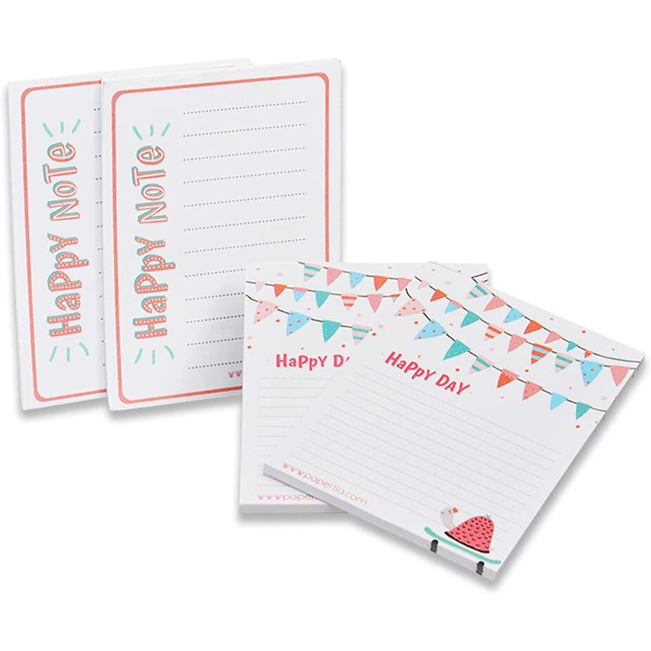 COI Daily Planner Notepad - Undated Daily Timed To-Do List Pad For Priorities, Meal Planner, Daily Tasks Set Of 4 Pads, 100 Pages