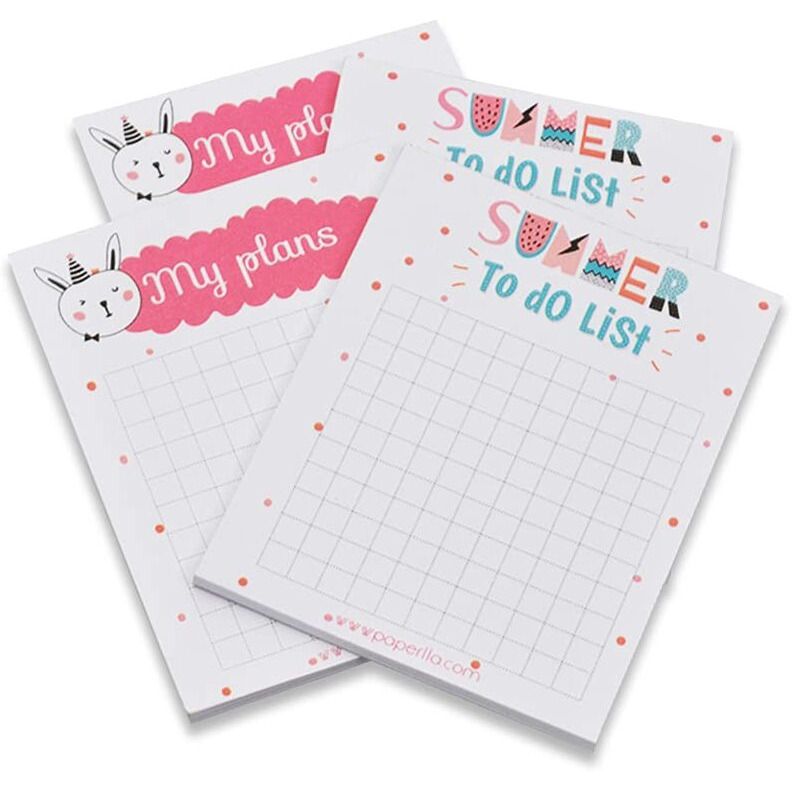 COI Daily Planner with 50 Undated Tear-Off Sheets Each, to Do List Notepad, Desk Notepad Organizer, Productivity Planner, Priorities, Schedule Planner, Notes, Activity Tracker Set of 4 Pads