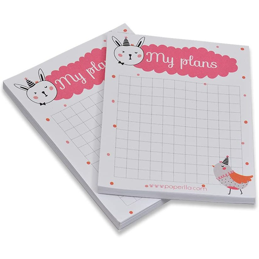 COI Daily Planner with 50 Undated Tear-Off Sheets Each, to Do List Notepad, Desk Notepad Organizer, Productivity Planner, Priorities, Schedule Planner, Notes, Activity Tracker Set of 4 Pads