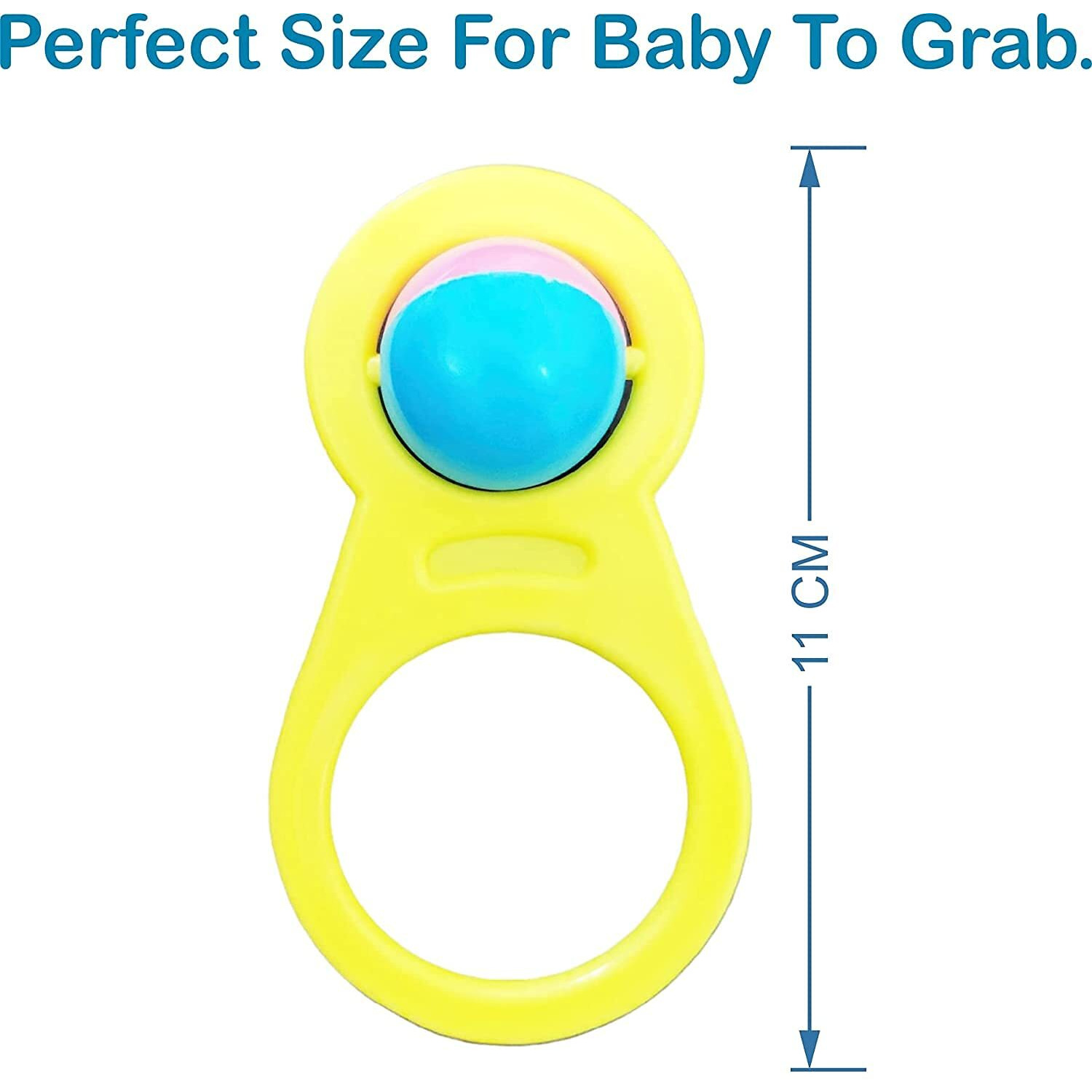 Little Innocents BPA Free Non Toxic Toddler Baby Sound Making Tinytot Baby Rattle for Baby (Pack of 1)