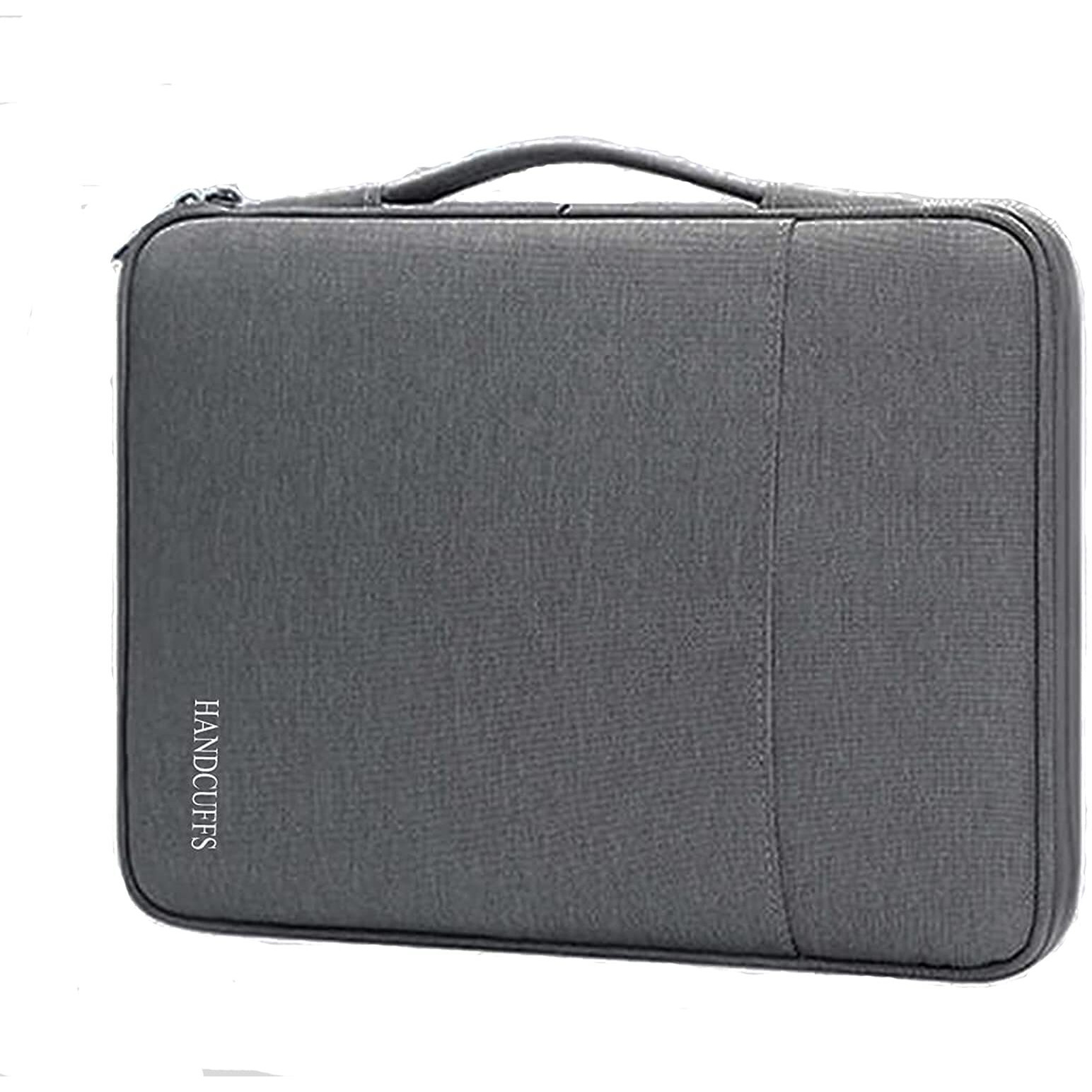 Handcuffs Document Organizer Bag | Waterproof | Portfolio Case | Professional | File Folders | A4 Paper | Certificates | Holder | Travel | Storage | Documents Organiser (Grey)