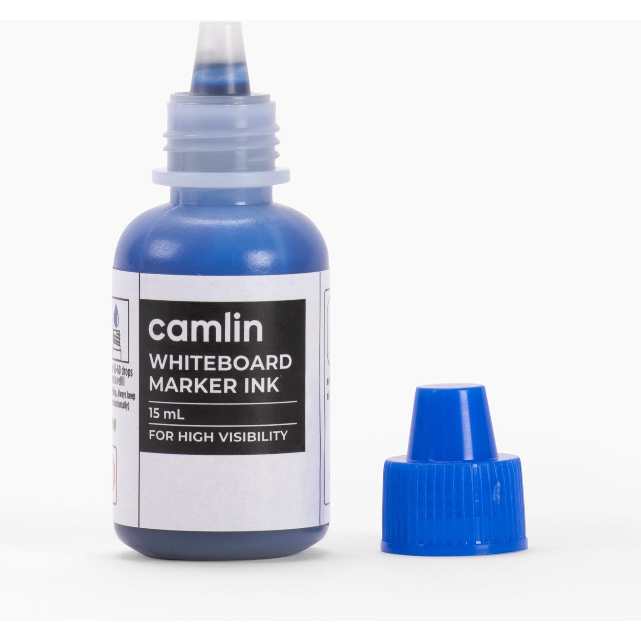 Camlin Kokuyo White Board Medium Point Marker Ink - 15Ml, Blue