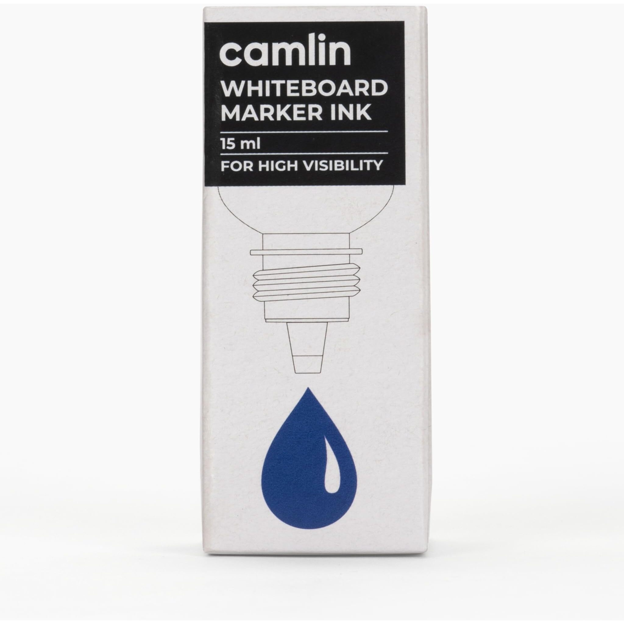 Camlin Kokuyo White Board Medium Point Marker Ink - 15Ml, Blue