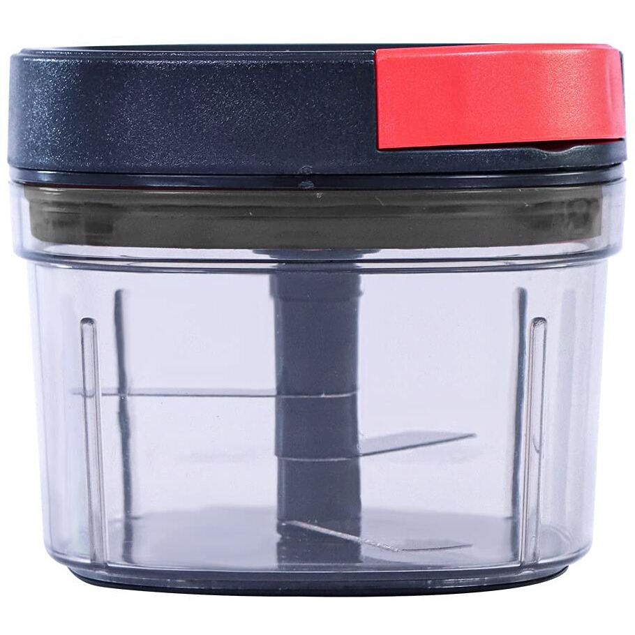 Wonderchef Glory String Chopper With 3 Sharp Stainless Steel Blades 600 Ml, Anti Slip Silicone, Compact, Air Tight Lid, 1 Year Warranty