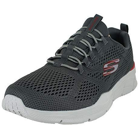 Skechers Mens Equalizer 4.0 - Wraithern Charcoal/Gray Running Shoe - 6 Uk (7 Us) (En_Us)