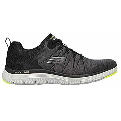 Skechers Mens Flex Advantage 4.0-Voracity Bkgy Casual Shoe - 8 Uk (232227), Grey