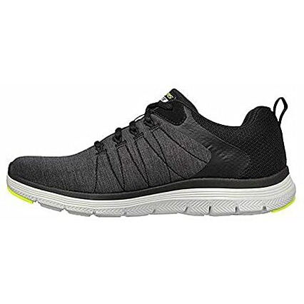 Skechers Mens Flex Advantage 4.0-Voracity Bkgy Casual Shoe - 9 Uk (232227) Black/Gray