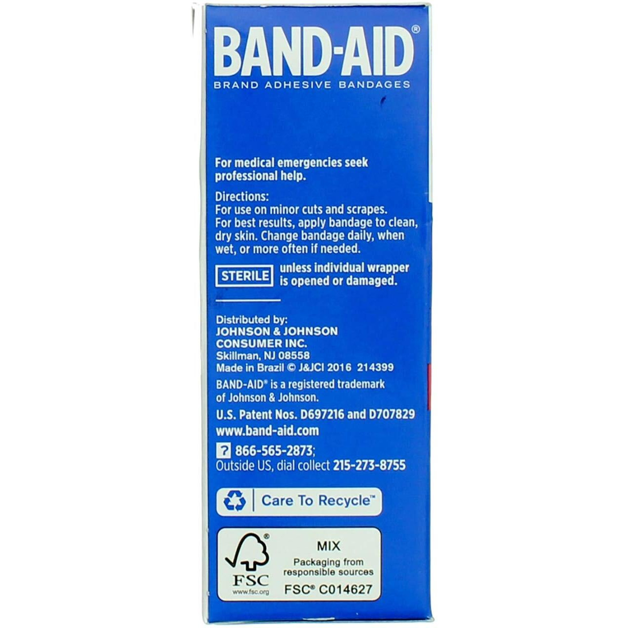 Band-Aid Brand Tru-Stay Sheer Strips Adhesive Bandages For First Aid And Wound Care, All One Size, 40 Ct
