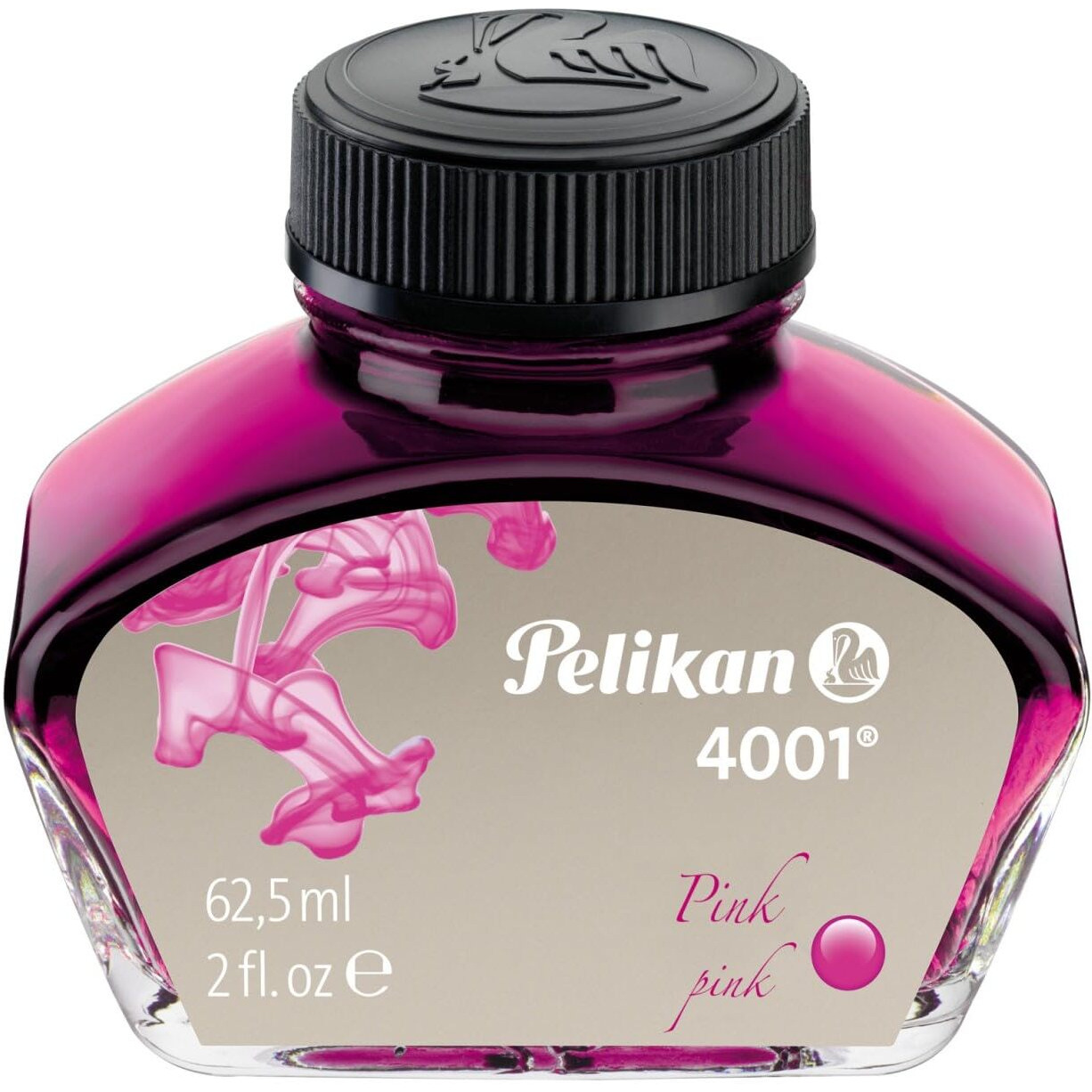 Pelikan 4001/76 Bottle Ink, Pink, 2.2 Fl Oz (62.5 Ml)