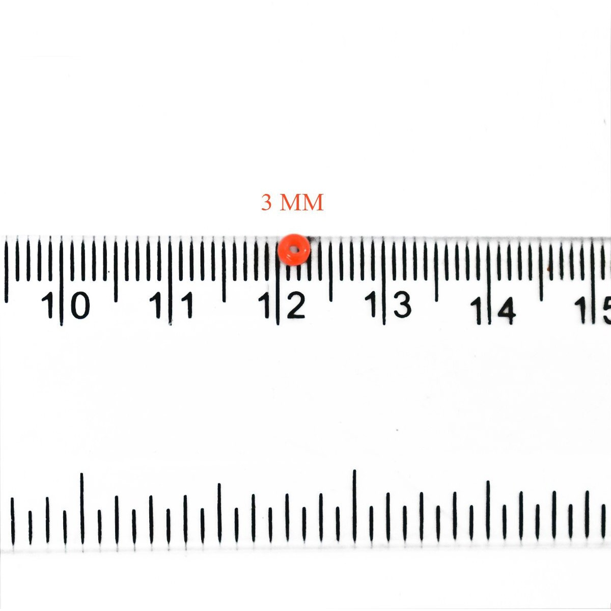 Embroiderymaterial 8/0 Orange Color Beads For Jewellery Making, Craft, Bracelet Making, Embroidery Work, Hair Accessories, Hair Band Making, Bag Making Etc. (100 Gram, 8/0, 3Mm)