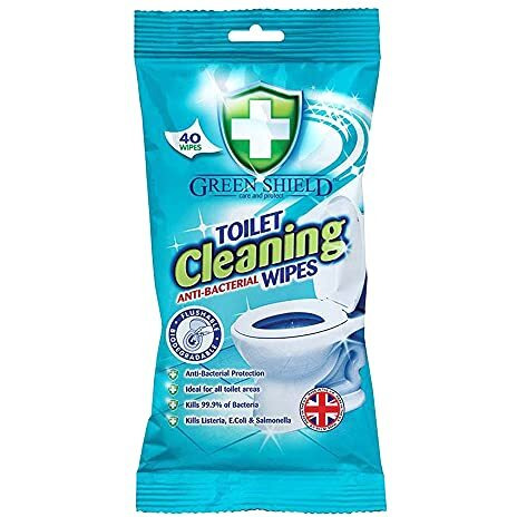 Greenshield Toilet Cleaning 40 Wipes