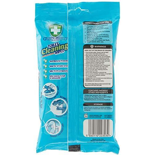 Greenshield Toilet Cleaning 40 Wipes