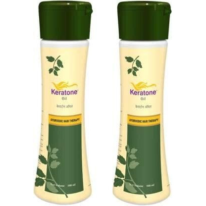 Keratone Oil Ayurvedic Hair Therapy Oil For Scalp Nourishment And Hair Revitilization - Pack Of 2