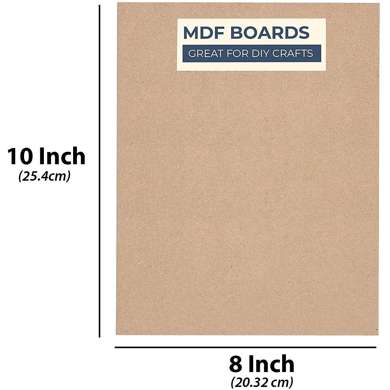 Variety Canvas 6 Piece A4 Size Mdf Boards For Art And Craft, Wood Mdf Sheets For Craft Work, Diy Mdf Cutouts (8 X 10 Mdf Board)