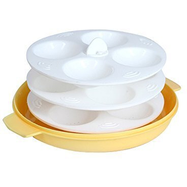 Nayasa Microwave Safe Big Idli Maker White, Plastic