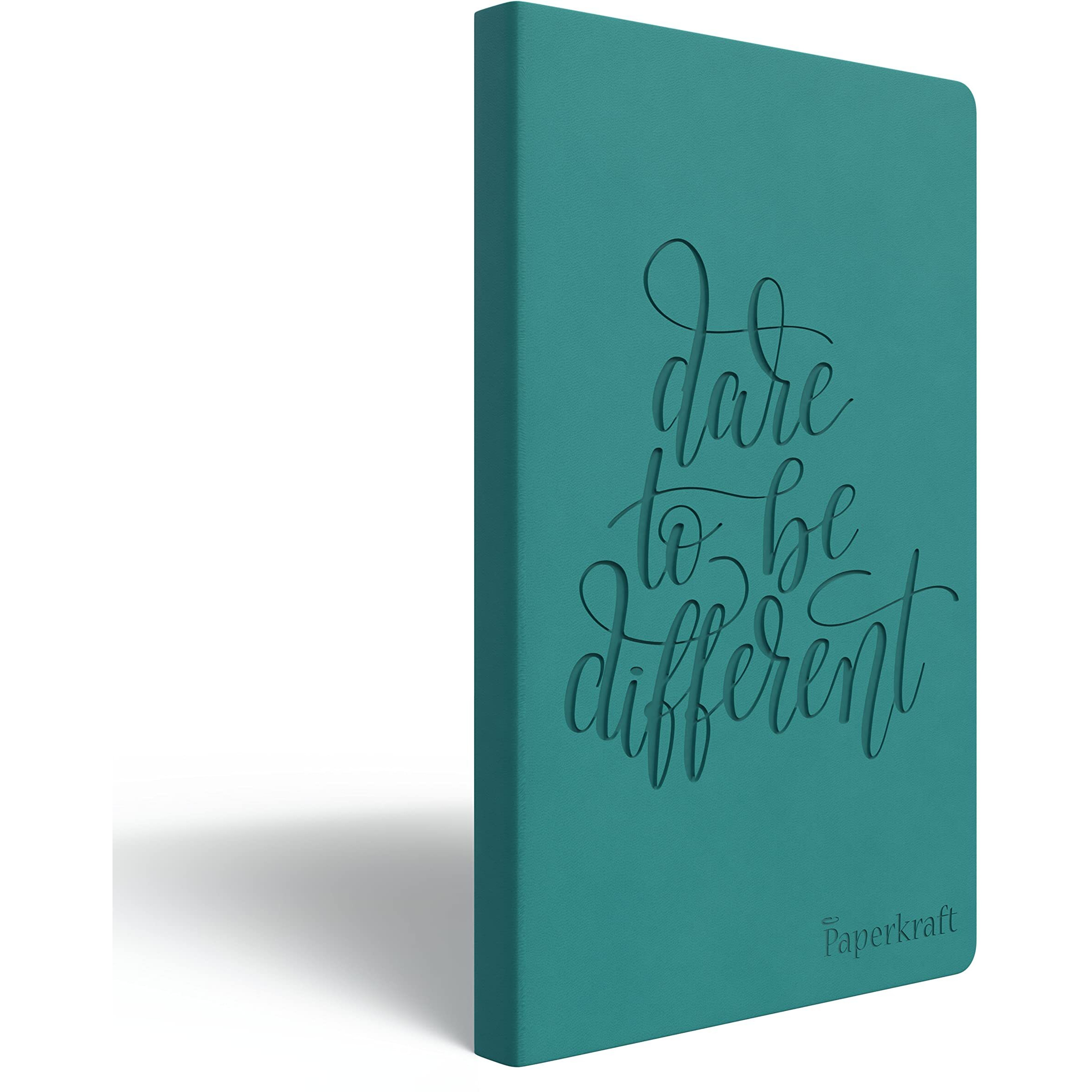 Paperkraft Designer Series With Pu Leather - Blue Color,192 Pages, Pack Of 1