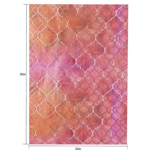 Little Birdie Gift Wrapping Paper Sheets Moroccan Double Trellis Rosy Notes 20 X 30Inch 8 Sheets |Colorful Wrapping Paper|1 Designs X 8,Moroccan Double Trellis Rosy Notes-Multicolor