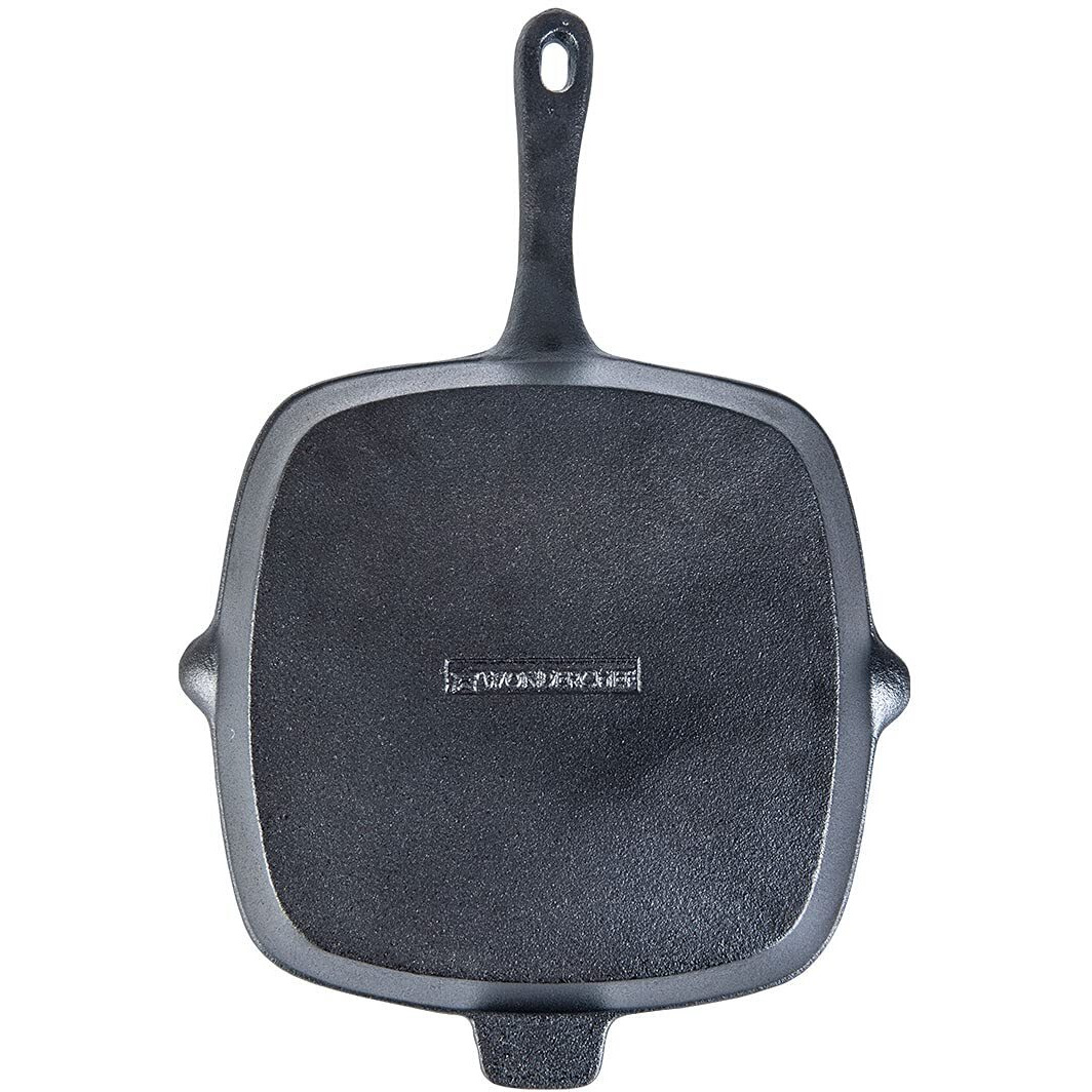 Wonderchef Forza Cast-Iron 26 Cm Grill Pan, Pre-Seasoned Cookware, Induction Friendly, 3.8 Mm