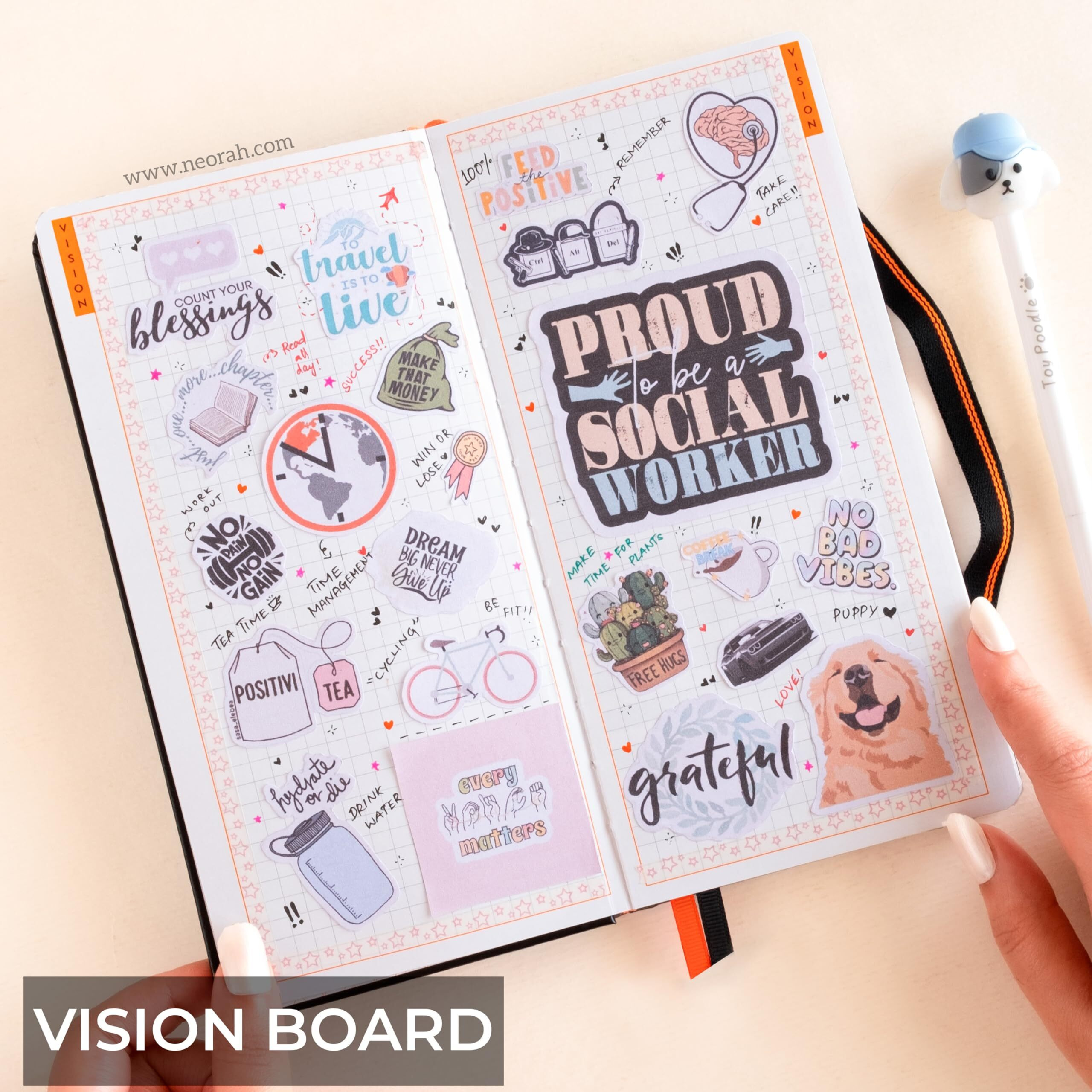 Neorah  2025 Accomplish Undated Planner Diary Petite | 12 Month Productivity Planner Without Dates | Weekly | Monthly | 12 Month Budget Tracker | Gratitude Journal | Track Goals | Accomplishments | Things To Do | Habit Tracker Wheel | Passion | Password Log | Track Birthday Anniversary | Extra Notes - Planner For Pro Journal Notebook (Size 21.0 X 10.5Cm) | Undated Hardcover Planner (Teal)