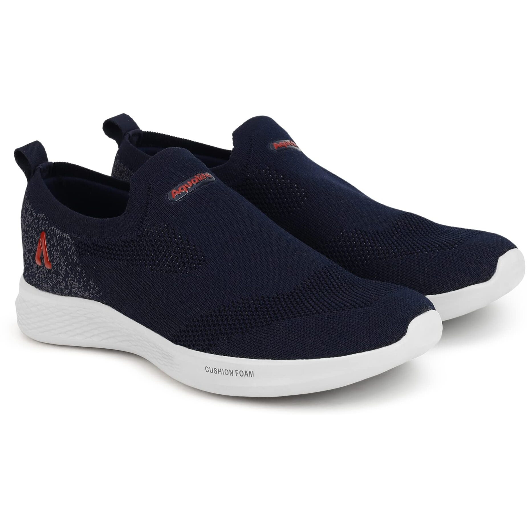 Aqualite Casual Shoes For Men||Sneakers For Men ||Sports Shoes For Men|| Running Shoes For Men ||Memory Foam Insole Walking Shoes For Men, Navy Blue & Dark Grey, Uk 6