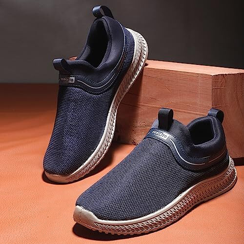 Liberty Men Oscar-8E N.Blue Walking Shoes - 44 Euro