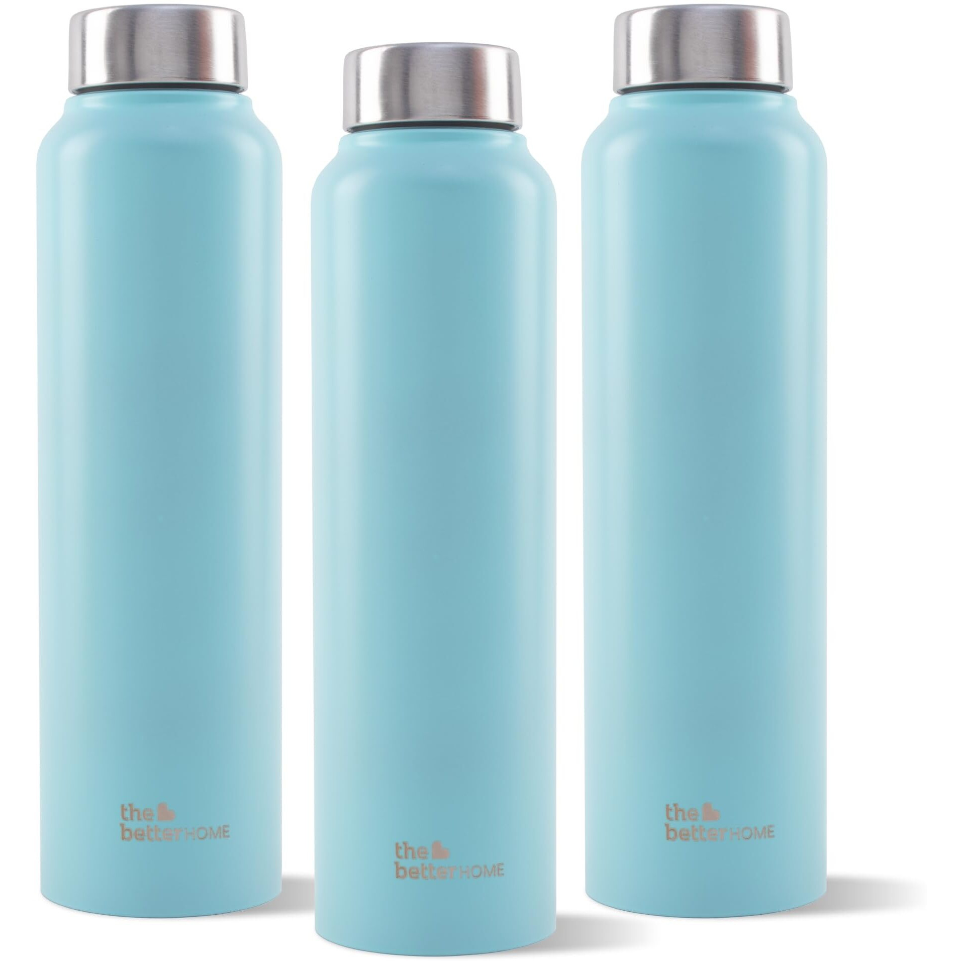 The Better Home Stainless Steel Water Bottle 1 Litre | Leak Proof, Durable & Rust Proof | Non-Toxic & Bpa Free Steel Bottles 1+ Litre | Eco Friendly Stainless Steel Water Bottle (Pack Of 1)