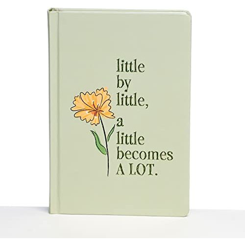 Factor Notes Hardbound Notebook 100 Gsm|A5|3 Bookmarks|200 Pages|Inner Pocket|Ruled (Little By Little)