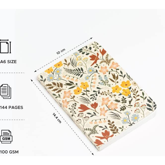 Factor Notes A6 Notebook Ruled | 90 Gsm | 160 Pages (Free To Fly)