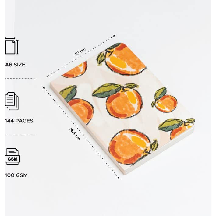 Factor Notes A6 Notebook Ruled | 90 Gsm | 160 Pages (Frutizone)